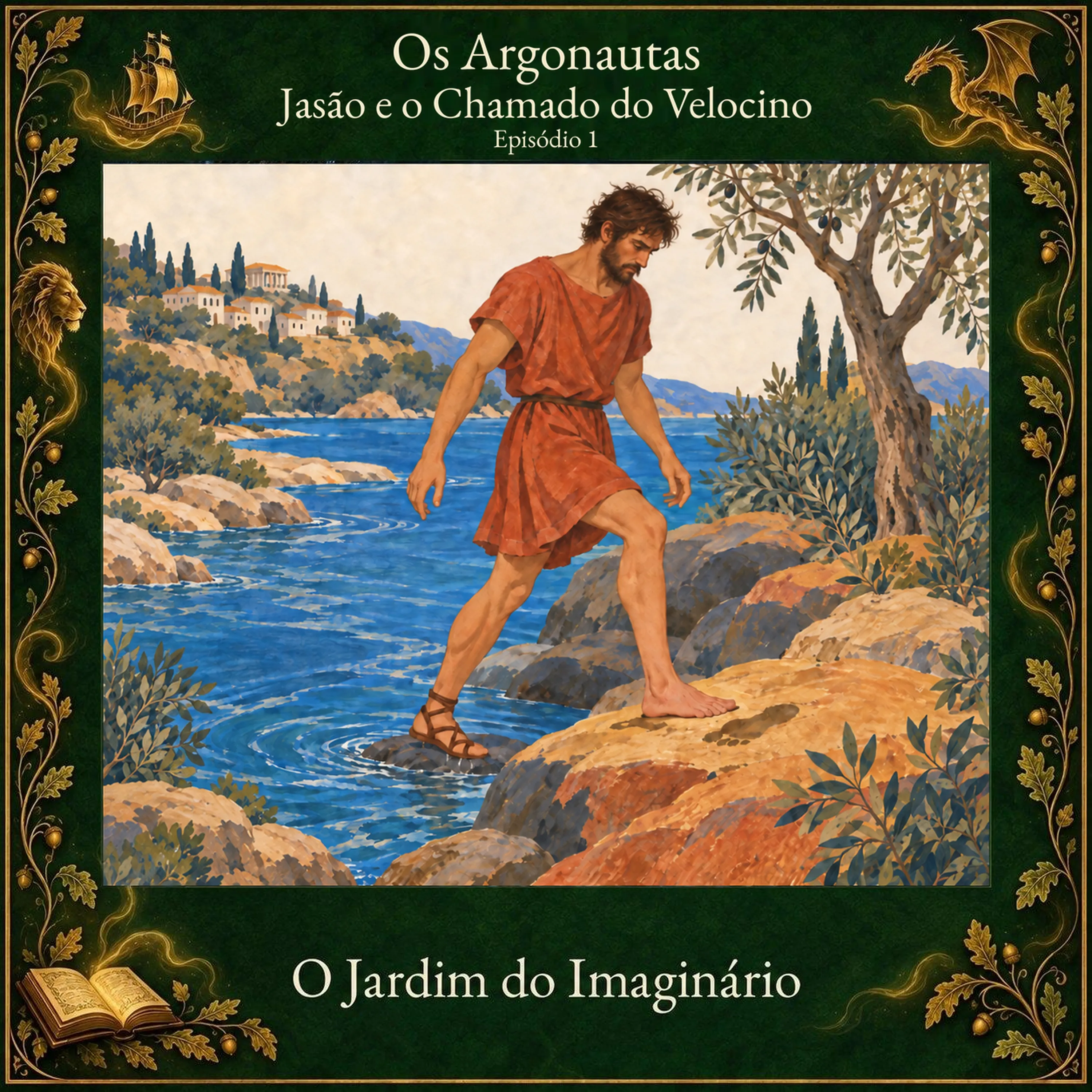 Ilustração de Jasão e o Chamado do Velocino de Ouro