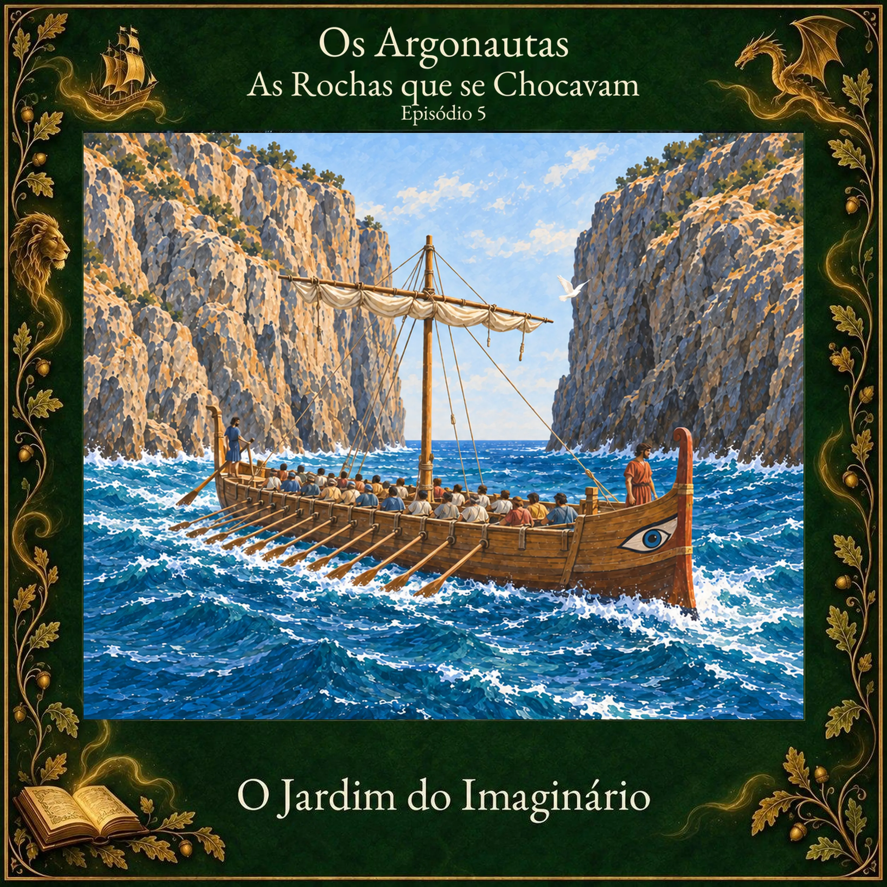 Ilustração de As Rochas que se Chocavam