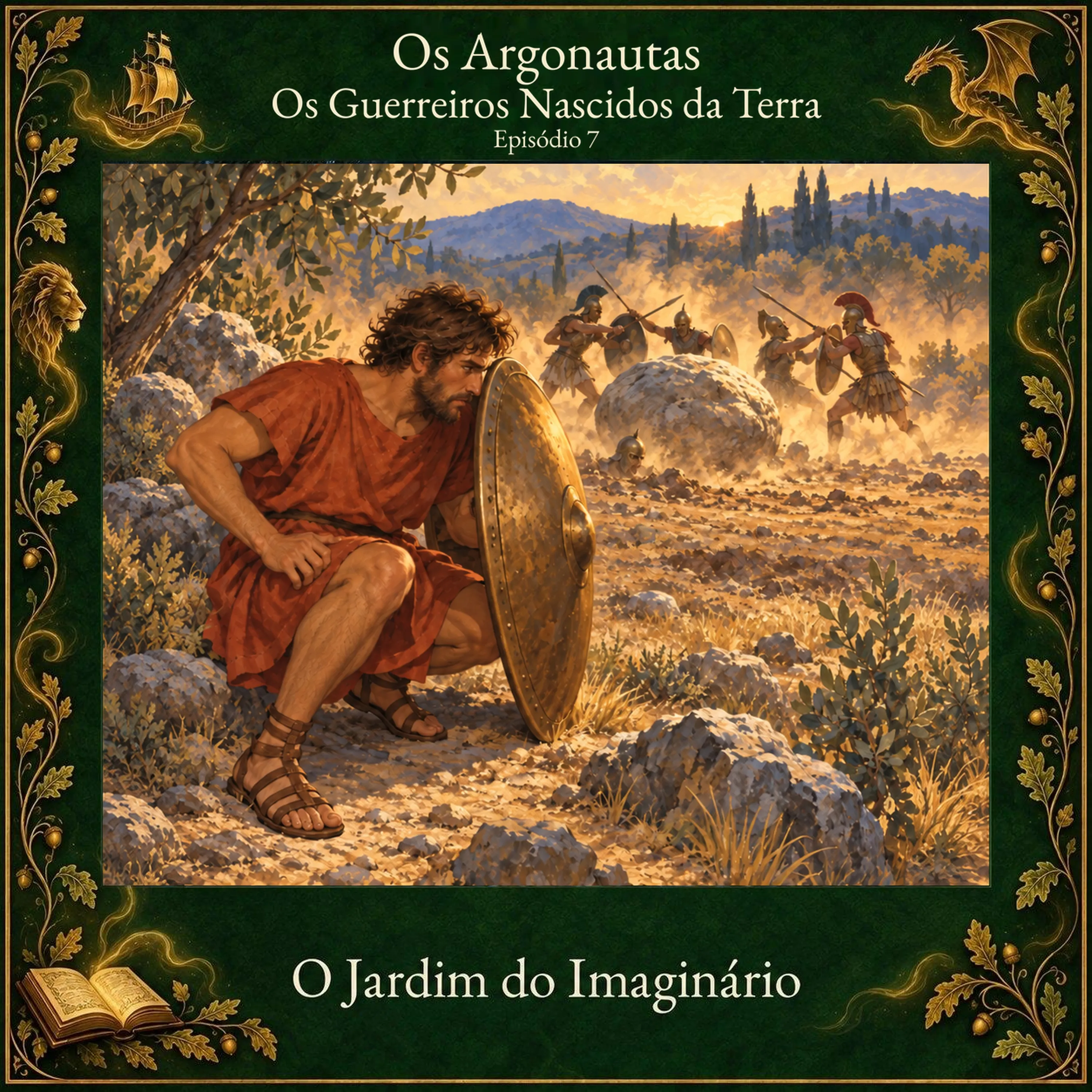 Ilustração de Os Guerreiros Nascidos da Terra