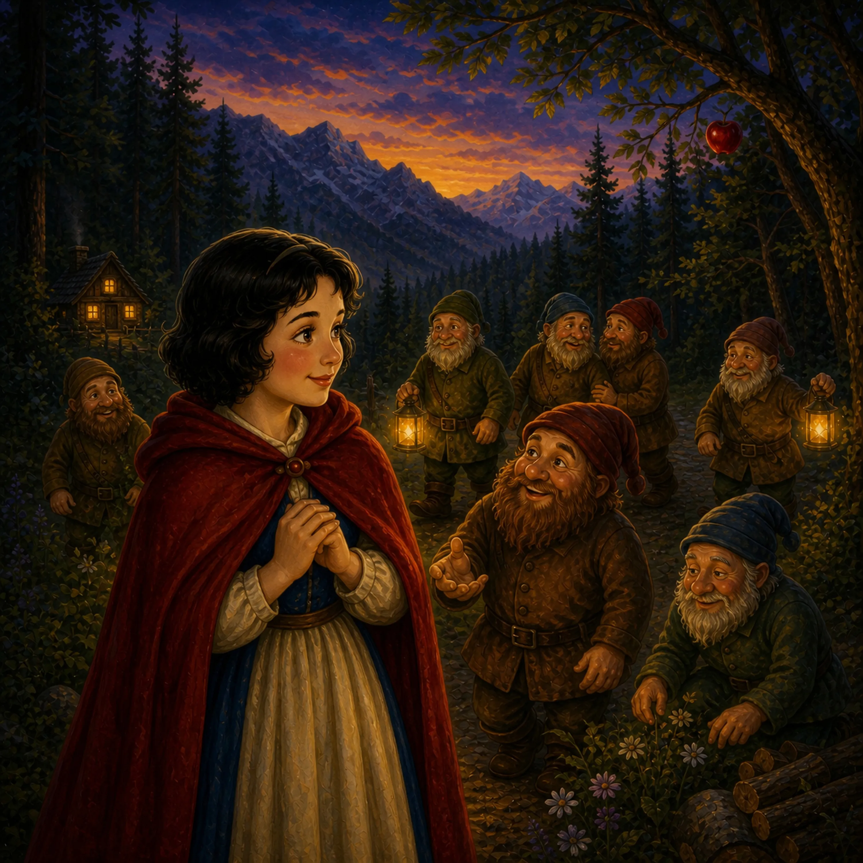Ilustração de Branca de Neve