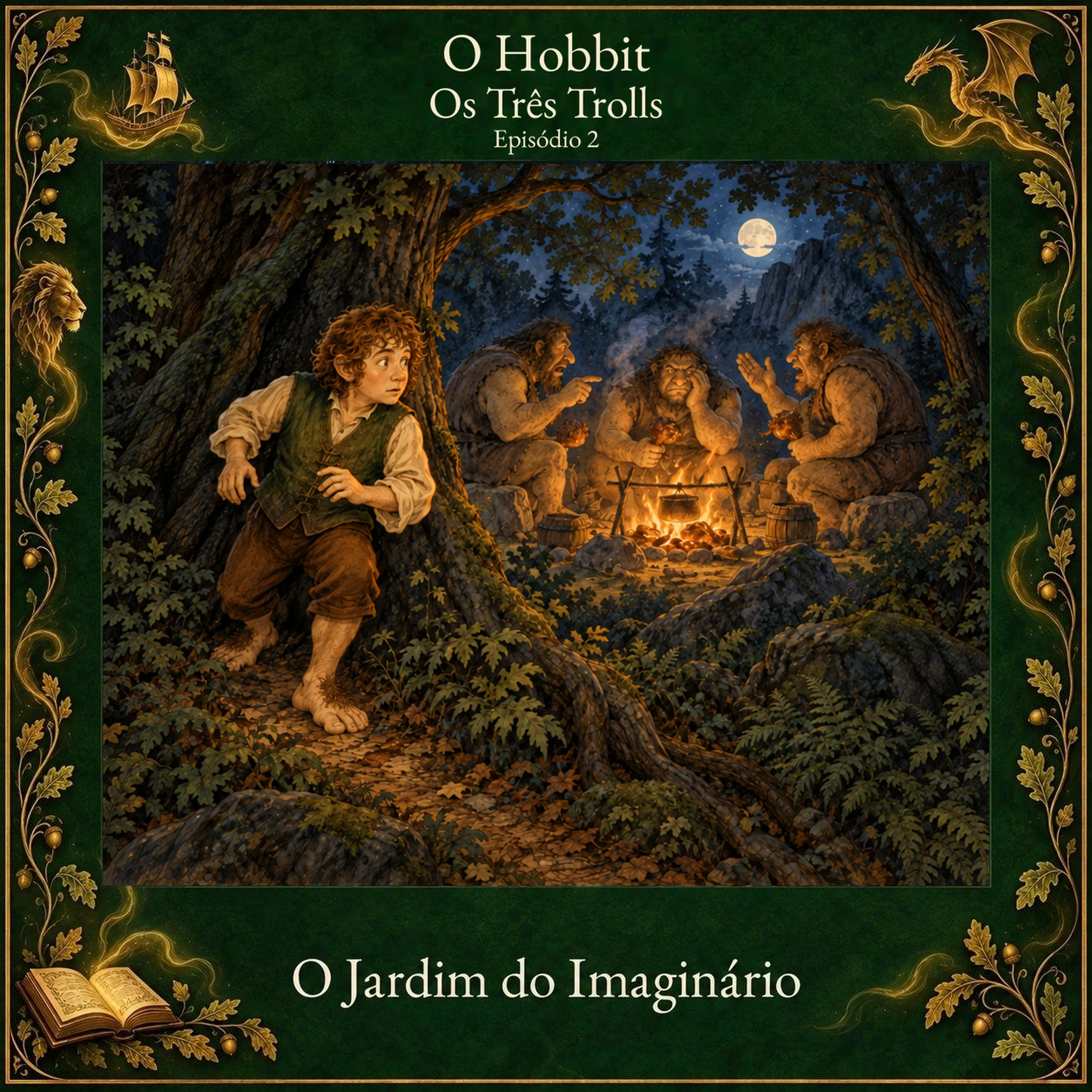 Ilustração de O Hobbit - Os Três Trolls