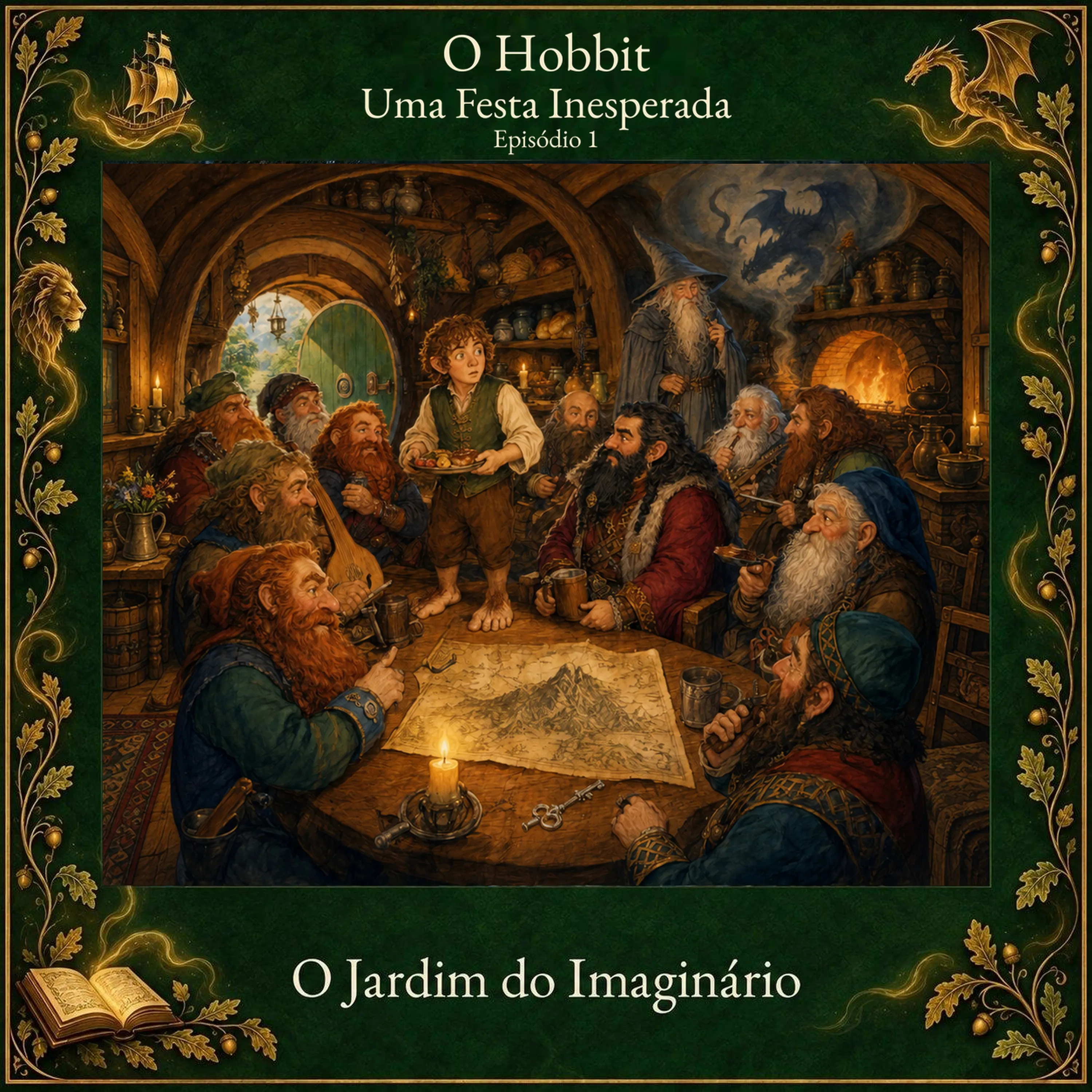 Ilustração de O Hobbit - Uma festa inesperada